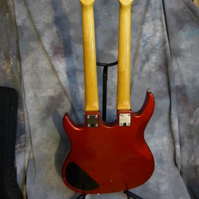 Peavey Hydra Double Neck Electric Guitar 1980's Red image 9