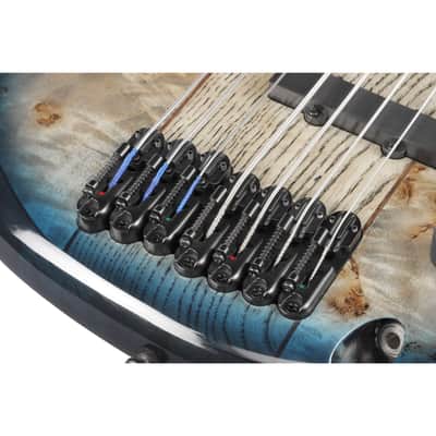 Ibanez Bass Workshop SRAS7-CBS 2nd Generation Ashula Cosmic Blue Starburst - 6-String Electric Bass image 10