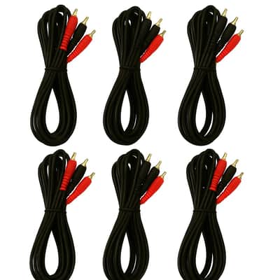8 Absolute 12' RCA Interconnect Cable Wire Marine Car Amplifier Stereo Home Audio image 2