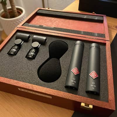 Neumann KM 184 Small Diaphragm Cardioid Condenser Microphone Matched Stereo Pair - Matte Black image 2