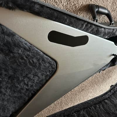 2021 Gibson Dave Mustaine Flying V Silver metallic image 13