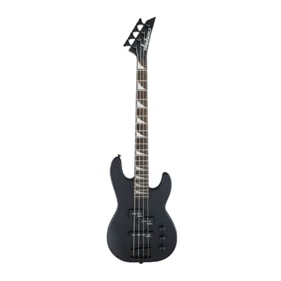 Jackson JS Series Concert Bass Minion JS1X 4-String Electric Guitar with Amaranth Fingerboard, P-Style Neck and J-Style Bridge Pickups (Right-Handed, Satin Black)