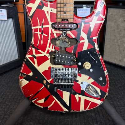 EVH Striped Series "Frankenstein™" electric guitar, Frankie - Open Box image 3