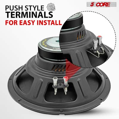 5 Core 12 Inch Guitar Speaker 200W 4 Ohm Amp Cabinet Replacement Amplifier Woofer image 6