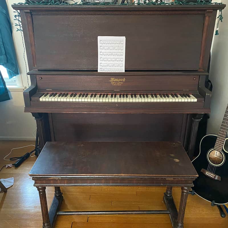 Monarch Cabinet Grand Piano 1909 Chicago image 1