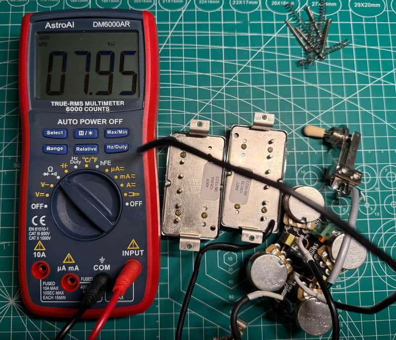 Gibson SG 490R / 490T Pickup Set & Full Quick Connect Wiring