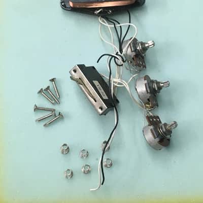 1989 Fender Japan MIJ FujiGen Loaded Strat Flat Pole Pickups Full Wiring Harness image 10