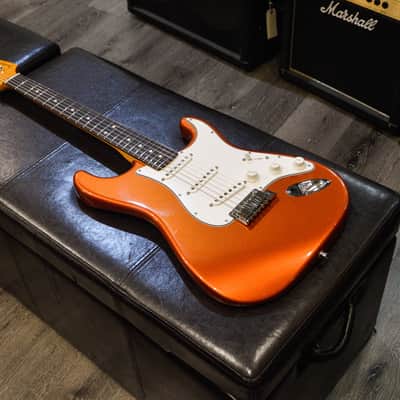 Fender Custom Shop Custom Deluxe Strat NOS - Fire Mist Orange image 8