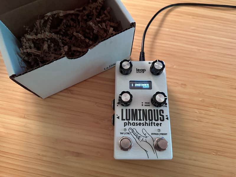 Alexander Pedals Luminous Phaseshifter 2023 - Present - White / Glow-In-The-Dark image 1