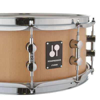 Sonor Kompressor 14 In. x 6 In. Beech Snare Drum (KS-1406-SDW-NAB) image 4