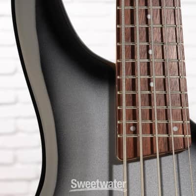 Ibanez Standard SR305E 5-string Bass Guitar - Metallic Silver Sunburst (SR305EMSSd1) image 6