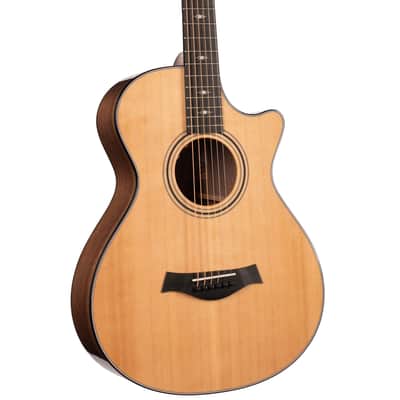 Taylor Custom Select 312ce 12-Fret Western Red Cedar/Walnut (096) image 2