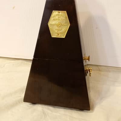 Fully Serviced Restored Antique Wood Bell Walnut Metronome de Maelzel Seth Thomas Clocks image 14
