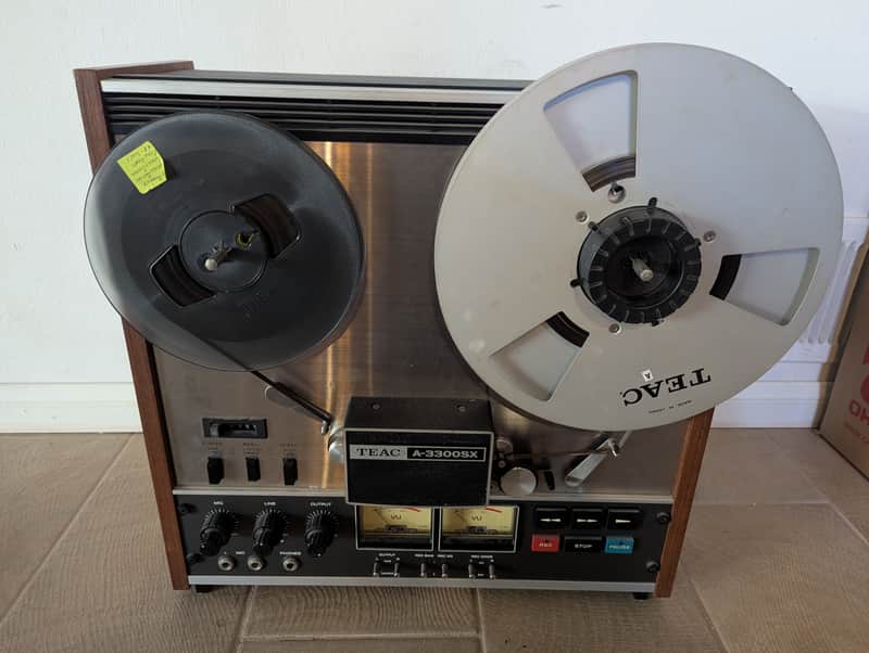 TEAC A-3300Sx 1/4" 2-Track Reel to Reel Tape Recorder 1970s - Silver
