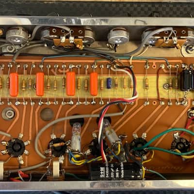 Ampeg B-15N Portaflex 25-Watt 1x15" Bass Combo 1965 - Original Cabinet and dolly image 8