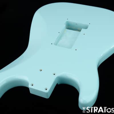 Vintage 50s RI Fender Stratocaster Strat BODY Guitar 1950s Reissue Daphne Blue image 4