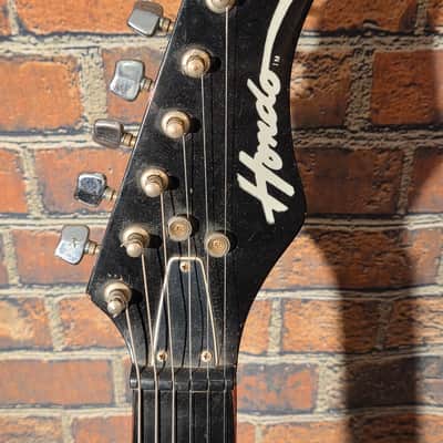 Hondo S-Style Electric Guitar Black image 2