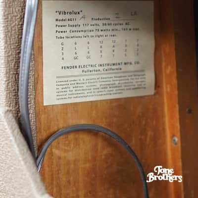 CLEAN! 1962 Fender Vibrolux Brownface image 9