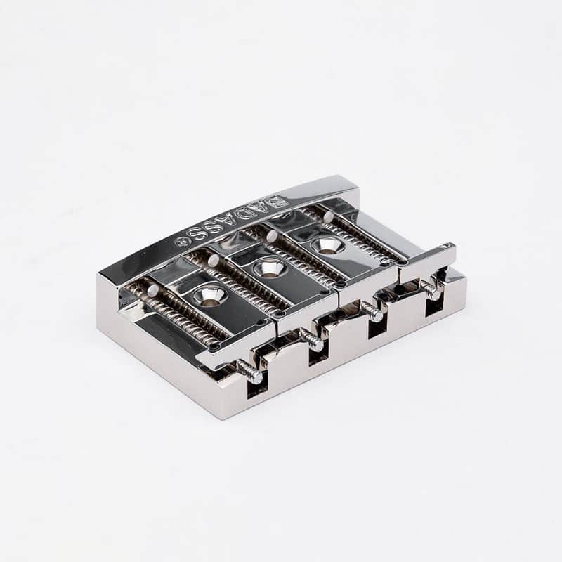 Leo Quan® Badass I™ Bass Bridge, 4 String-Chrome image 1