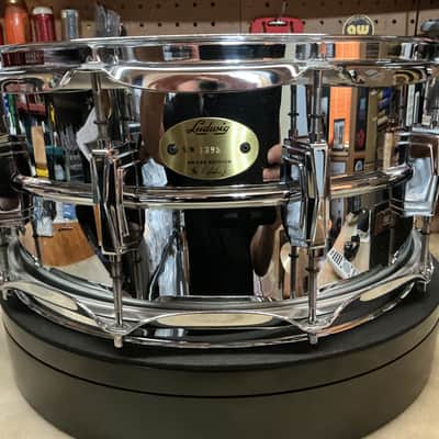 Ludwig LB402B 6.5”x14” Supraphonic Snare Drum NiCe - COB Chrome Over Brass image 9