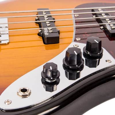 Vintage VJ74 ReIssued Bass - Sunset Sunburst (VJ74SSB) image 9