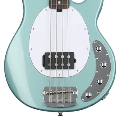 Sterling By Music Man StingRay RAY34 Bass Guitar - Dorado Green image 2
