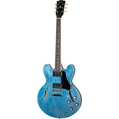 Gibson ES-335 Semi-Hollow Electric Guitar - Ocean Blue image 2