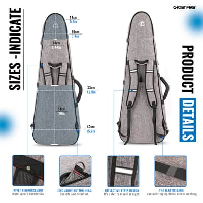 Impossible@guitar™ ‎בְּצַלְאֵל 比撒列 57/62 IG- Vintage ST Diamond Blue 2025 - Vintage ST Diamond Blue + GhostFire Bullet 3.0 padded  Super Thick GigBag - Safe Shipping image 25
