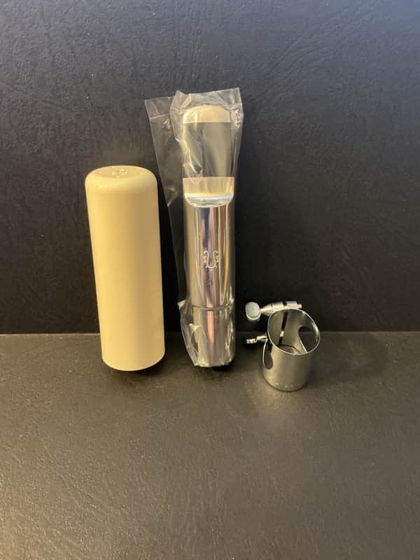 Yanagisawa Metal No. 6 Bb Tenor Saxophone Mouthpiece Y27056 - Silver Plate image 1