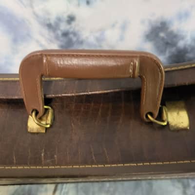 Vintage 1977 D'Andrea Z Explorer Alligator Look Soft Shell Guitar Case Warranty Card Candy image 7