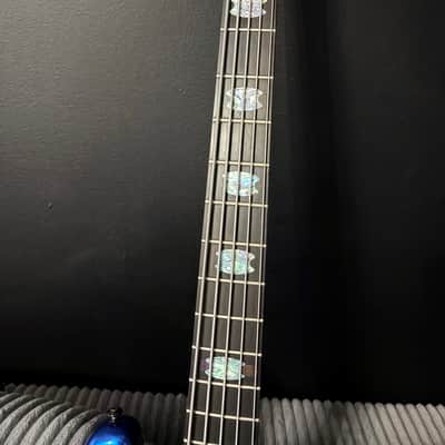 Spector Performer 5 2019 modded- Present - Metallic Blue image 4