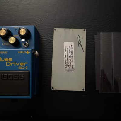 Keeley Boss BD-2 Blues Driver Overdrive with Phat Mod 2010s - Blue image 1