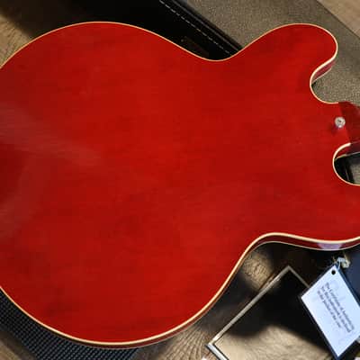 Minty! 2022 Gibson Custom Shop Murphy Lab '61 ES-335 Reissue Semi-Hollow Electric Guitar Ultra Light Aged Cherry + COA OHSC image 13