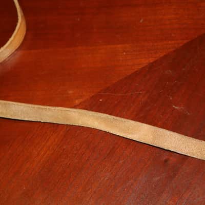vintage Leather Guitar Strap 50'/60's - Brown image 7