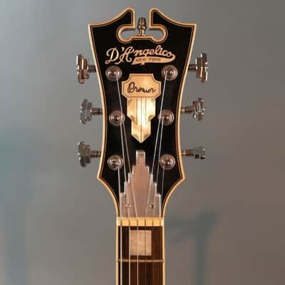 D'Angelico Premier DC Semi-Hollow No F Holes Wine Red w/Case - Used image 6