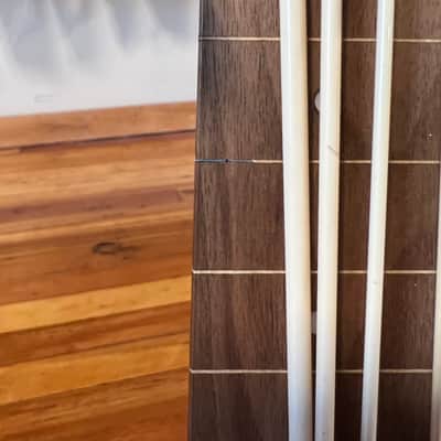 Gold Tone M-Bass/FL Micro 23" Scale Fretless Acoustic/Electric Bass 2010s - Natural image 9