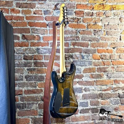 Valiant Guitars Soothsayer 'The Sage' HH w/ OHSC *NAMM Model* (2020s - Natural Flame Top Gloss) image 12