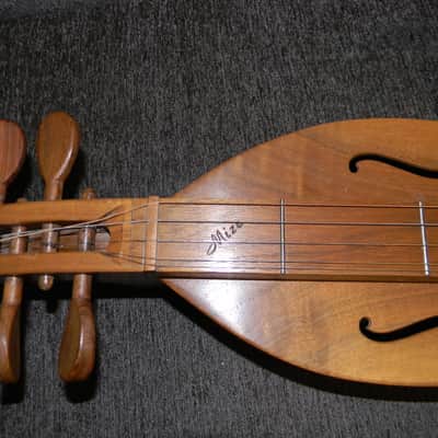 Bob Mize 5 string Mountain Dulcimer solid walnut Mother Maybelle Carter 1977 natural image 3