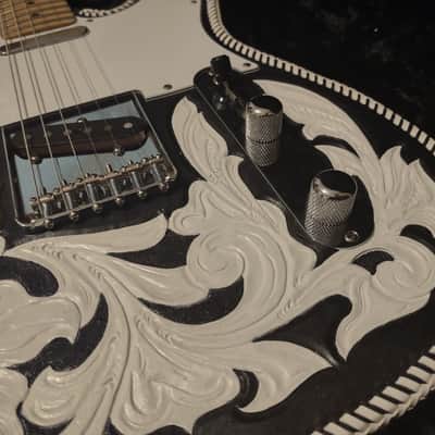 2009 Fender Telecaster USA Highway One (Hwy 1 Tele) w/Waylon Jennings-style Custom Leather Cover/Wrap & G&G Hard Case image 10