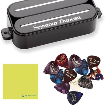 Seymour Duncan Dimebucker Dimebag Darrell Pickup Bundle w/ 12x Fender Guitar Picks, and Liquid Audio Polishing Cloth image 1