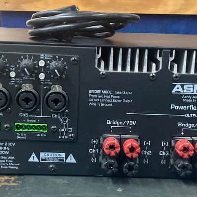 Ashly Powerflex 6250 6 Channel Amplifier 2000's - Black/Grey image 2