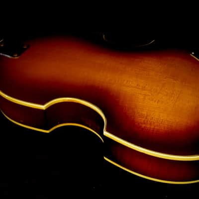 Hofner 459 VTZ 1967 Sunburst. Violin 6 string guitar. UBER RARE with Vibrato. image 9