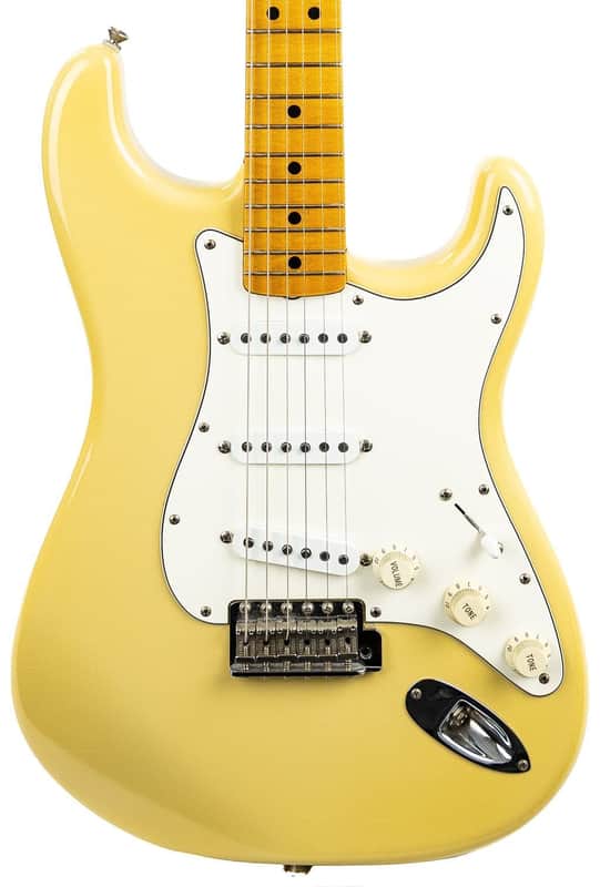Fender Fender Custom Shop Stratocaster NOS MN Olympic White Pre Owned 1998 - Olympic White image 1