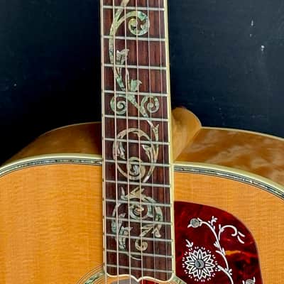 Gibson SJ-200 Quilt Vine  2015 - Insane Quilted Maple all over w/stunning Abalone inlaid on every surface. image 11