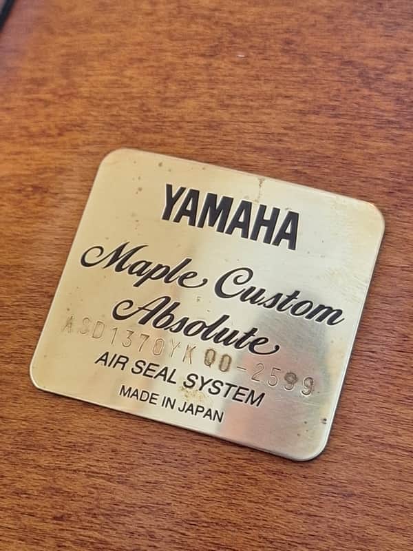 Yamaha Maple Custom Absolute 7x13" Snare Drum image 1