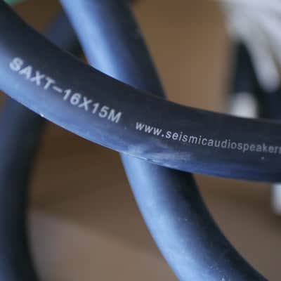 Seismic Audio SAXT-16x15M 16-Channel 1/4" TRS Male to XLR Male Snake Cable - 15' 2010s - Various image 2