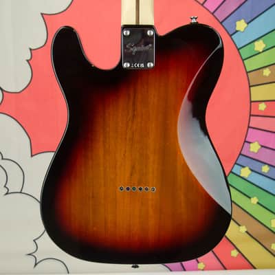 Used Squier Telecaster Guitar, 3 Tone Sunburst, Maple Fingerboard, Carry Bag image 5