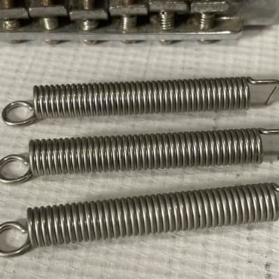 2010's MIM Fender Mexico Stratocaster Factory 6 Post Tremolo Bridge & Arm 2 1/16" String Spacing image 3