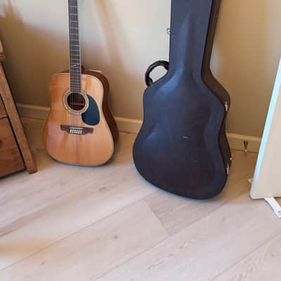 Alvarez PD80S or PD 30S/12 N 1980’s? - Great shape. Pecan color back and sides. Gold hardware. image 7