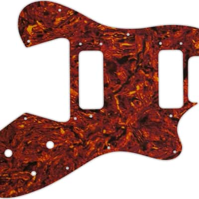 WD Custom Pickguard For Ovation Viper #05W Tortoise Shell/White